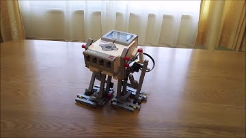 Bipedal walking robot.other video :LEGO MINDSTORMS Education EV3(二足歩行ロボット.別角度:レゴマインドストームEV3教育版）