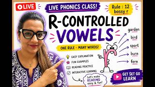 Master R-Controlled Vowels | Live Phonics Lesson for Kids & Teachers