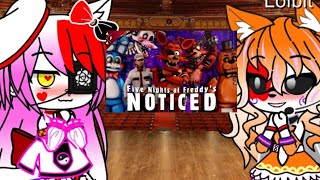 Lolbit and Ft.Foxy React to Noticed Foxy song