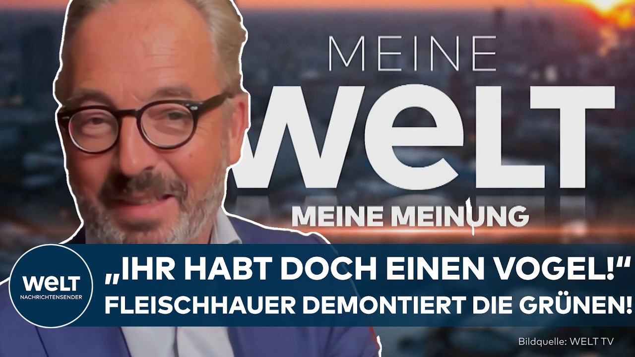 HAGEL-SKANDAL: „Ihr habt doch einen Vogel!“ – Fleischhauer demontiert die Grünen!