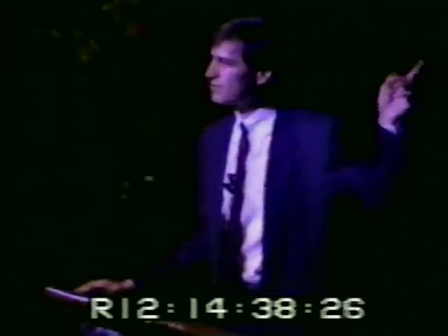 Steve Jobs Unveils the NeXT Computer - October 12, 1988 class=