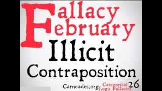Illicit Contraposition (Categorical Logic Fallacy)