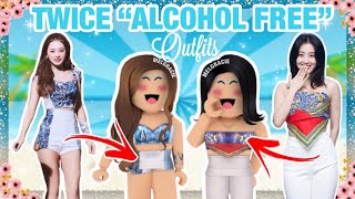 🍸Twice “Alcohol Free” Outfit codes & links in Roblox kpop visionary || Mel Gracie