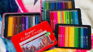 Unboxing new drawing supplies-Giorgione classic colour pencils 120 pc ​⁠​​⁠