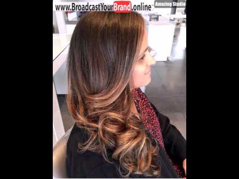 Brown Hair With Caramel Ombre Highlights Youtube