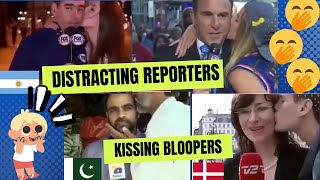 Distracting Reporters with Kiss 😘 | CRAZY BLOOPERS Funny Video