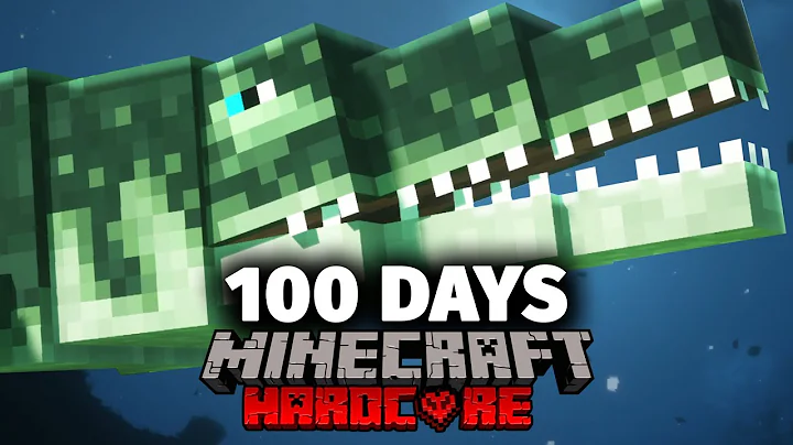 I Survived 100 Days in River Monsters Minecraft......