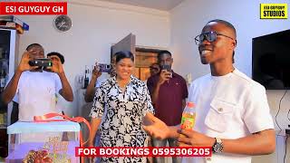 OSEI BLESSING TO BE BRAND AMBASSADOR FOR ANGEL BEVERAGES AFTER SURPRISING DR DANIEL ON HIS BIRTHDAY