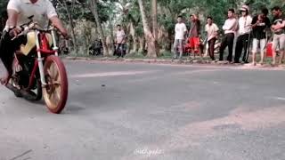 Drag Bike King Jambret Vs Yamaha Touch Duo Minion Saingat Sengit Balap Kisaran