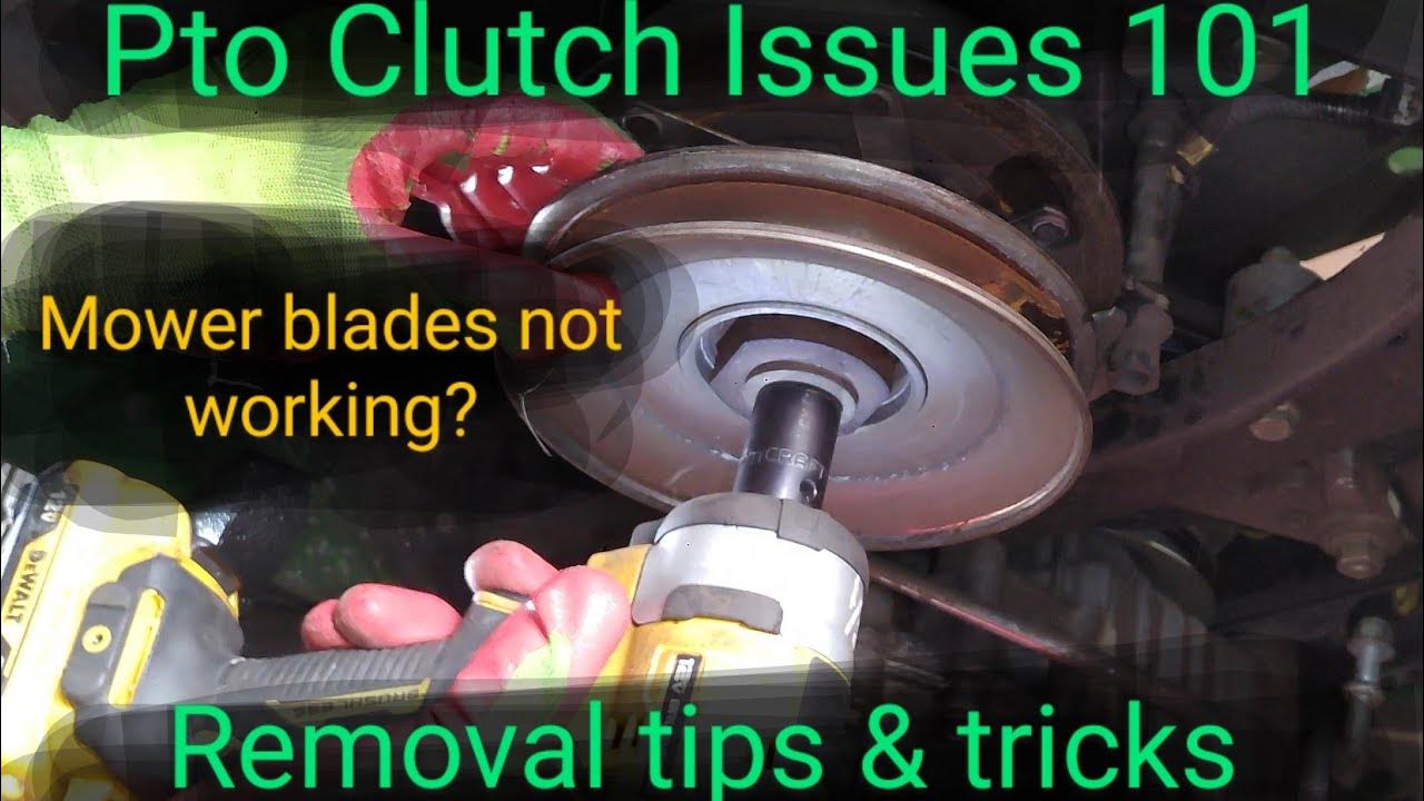Pto clutch issues 101 - YouTube