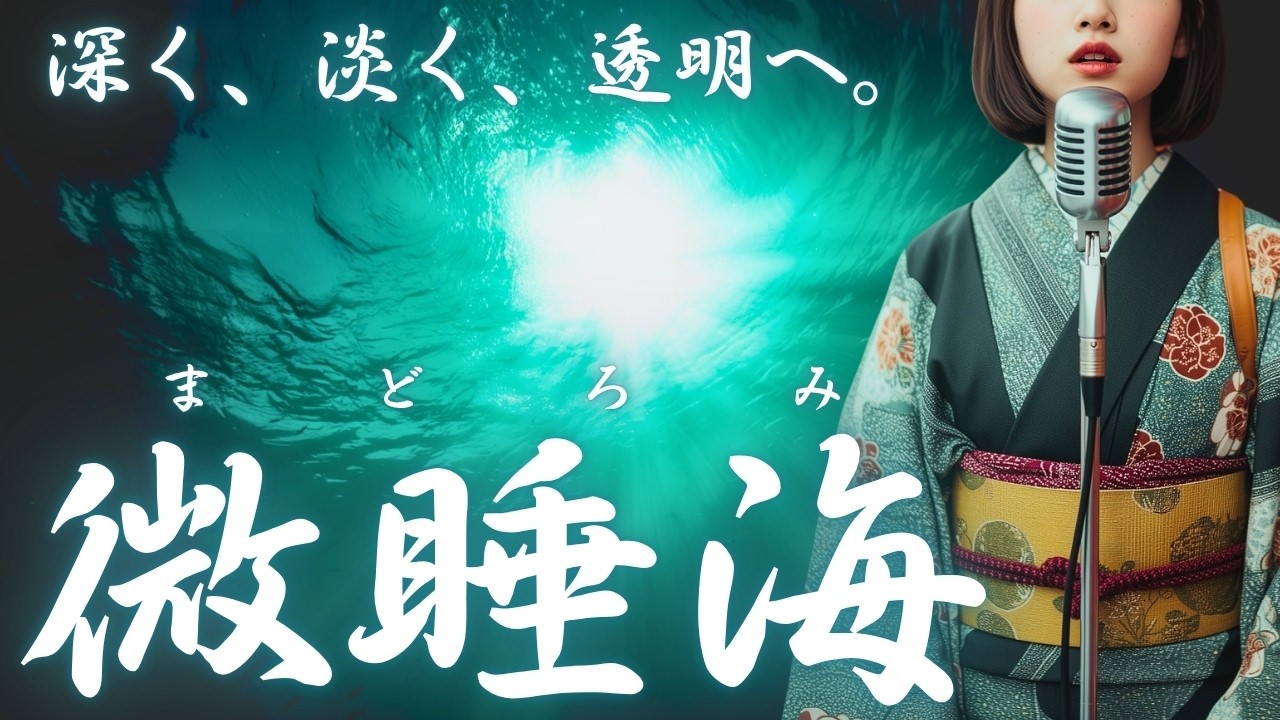 【日本の祈り歌】『微睡海（まどろみ）』– 深い青に、意識が溶けてゆく。｜古風｜和風｜祈り｜神話｜