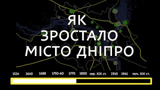 Еволюція міста Дніпра. ІНФОГРАФІКА