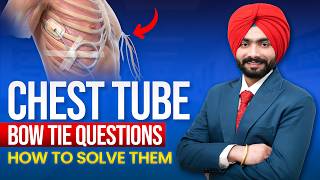 Chest Tube Bow Tie Questions Made Easy | NCLEX RN Nursing Exam