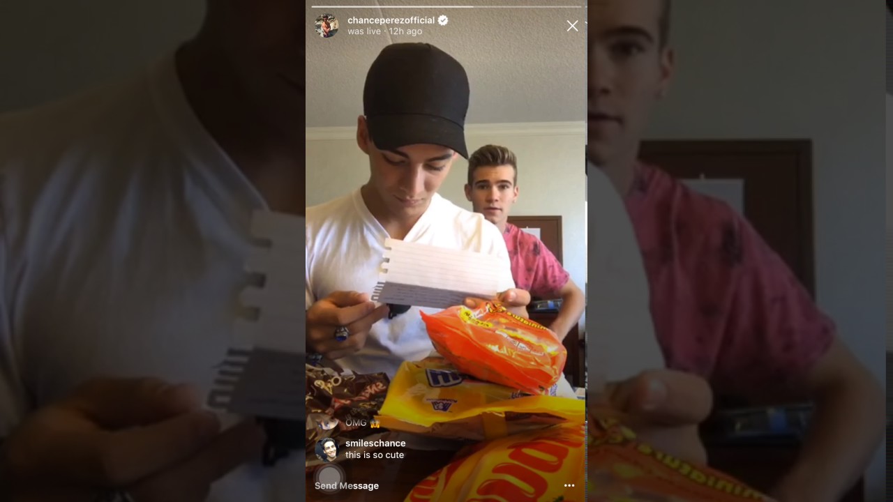 Chance Perez Instagram Live (07.28.17) ABC Boy Band