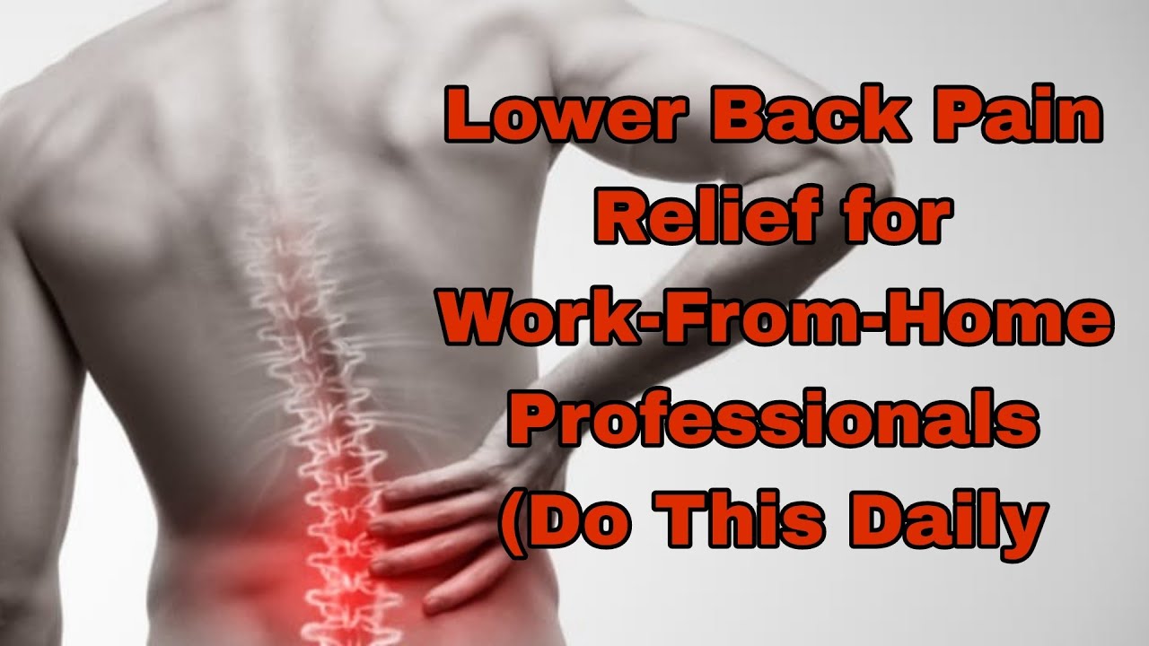 5-Min Fix for Lower Back Pain (Perfect for WFH Professionals)