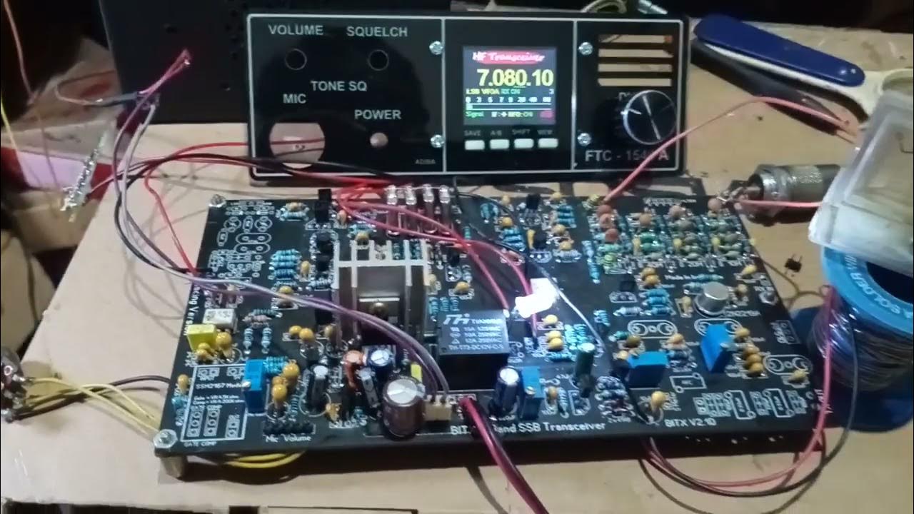 BITX 4 Band 80M 40M 20M 10M with linear Amplifier from Indonesia YouTube