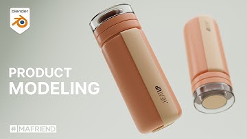 Product Modeling | Water Flask - Blender modeling tutorials for beginners