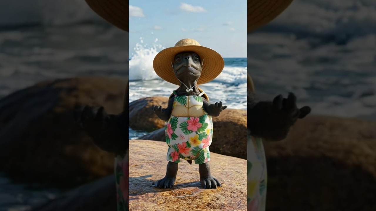 Turtle Cute Dance 🐢😂 