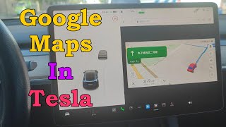 How to use Google Maps in Tesla screenshot 5