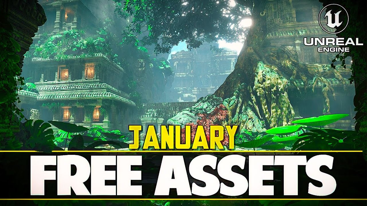 January FREE Unreal Engine Game Assets Giveaway
