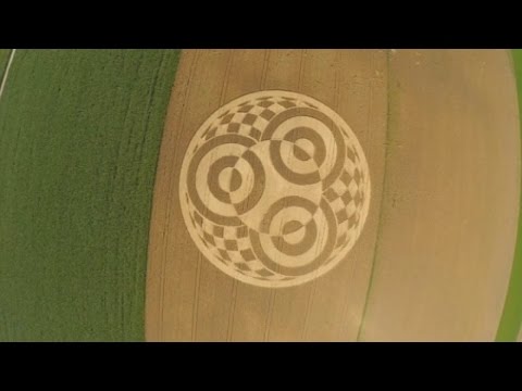Video: In Germany, A Swirling Circle Was Discovered On A Wheat Field - - Alternative View