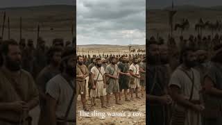 The sling wasn't a toy #ancienthistory #davidandgoliath #history