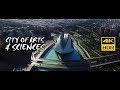 City of Arts and Sciences in Valencia, Spain 4K Drone Stock Footage