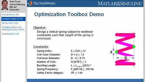 MATLAB Tutorial   23 Introduction to Optimization Graphical User Interface 1