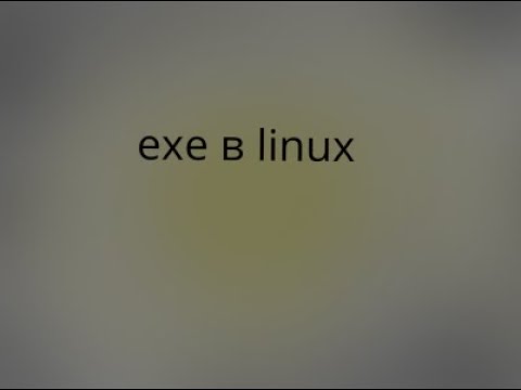 Как запустить exe файл в Linux?