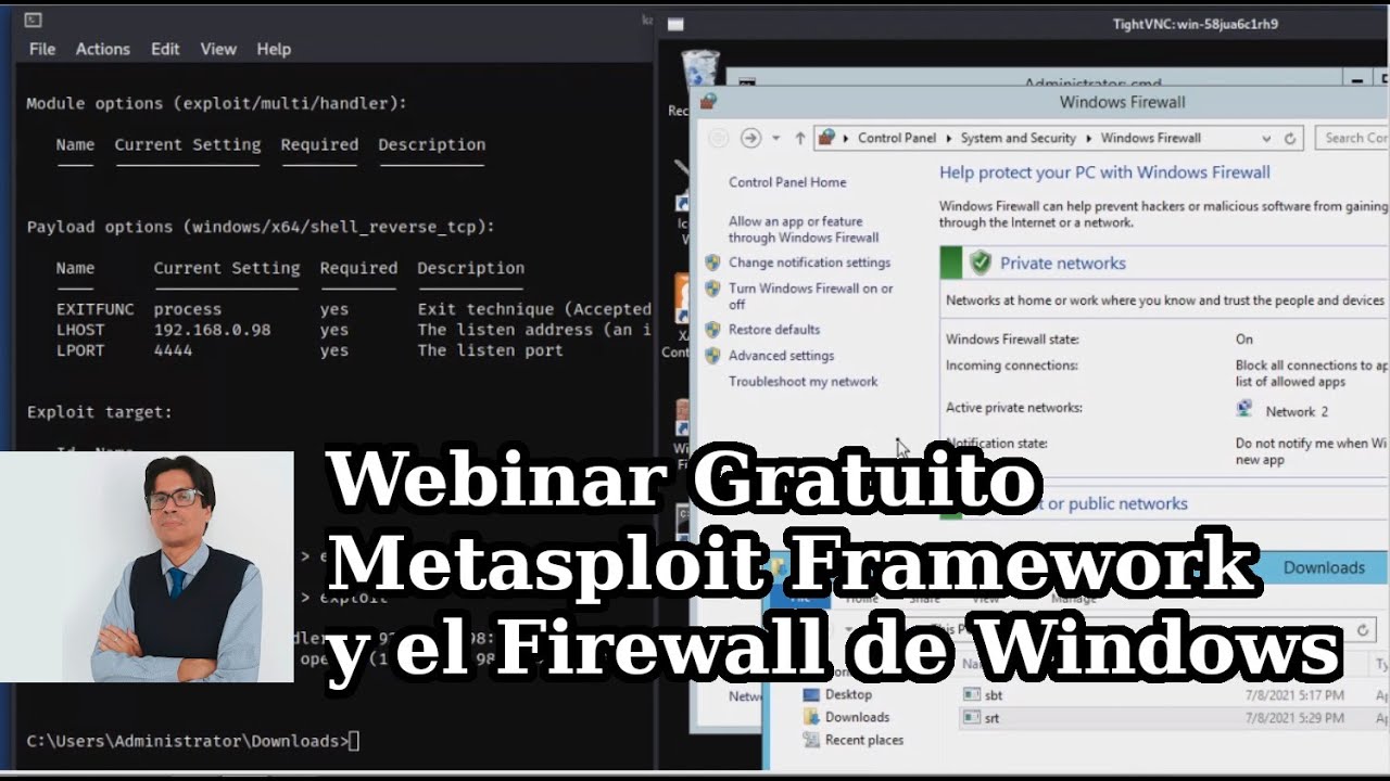 Webinar Gratuito: Metasploit Framework y el Firewall de Windows - YouTube