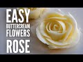 Easy Rose : Buttercream piping tutorial