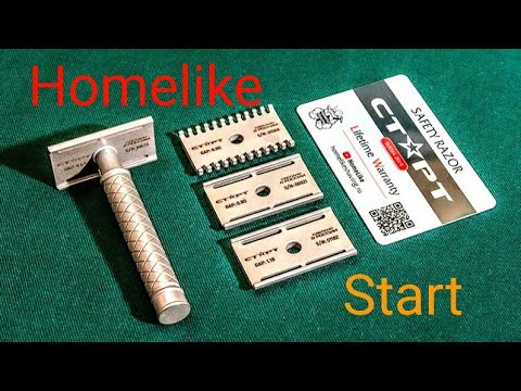 ⁣HomeLike Start Safety Razor. First Impressions. MoonSoaps Sorrento.