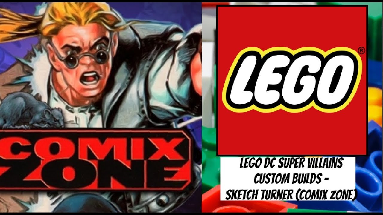 LEGO DC Super Villains Custom Builds - Sketch Turner (Comix Zone)
