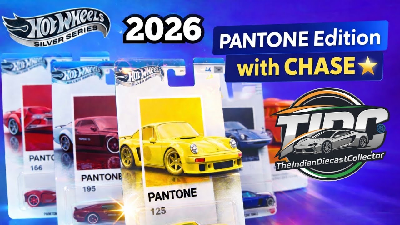 🔥Hot Wheels Silver Series 2026 PANTONE Set UNBOXED! 🎨🔥 | Collectors Going Crazy | Chase Car Found ♥️