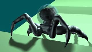 3ds Max: Rigging / Animation Test - Alien Vehicle 2007