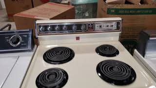Magic Chef oven, Kenmore classic dryer, Whirlpool washer