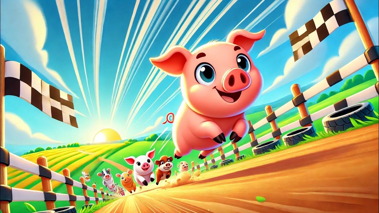 pig 🐖 Rece || baby pig race #pig #race - YouTube