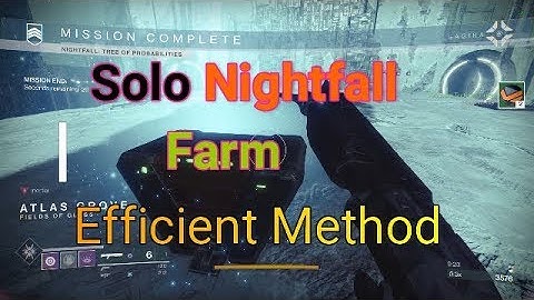 Solo Nightfall Tree of Probabilities farm - quick efficient Method - Voidwalker