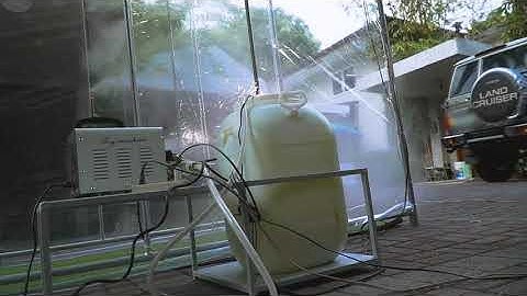 Walk Thru Sanitation Tunnel Video