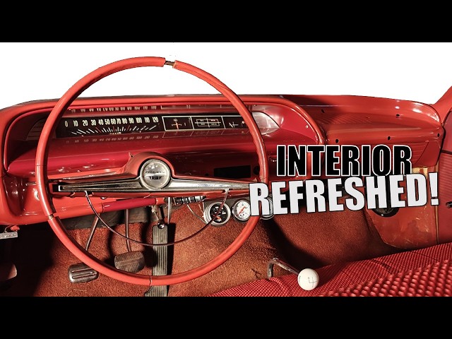 インパラインサート　1963 インパラワゴン　ベルエア　インテリア Budget interior REFRESH on my 63' Bel Air - YouTube