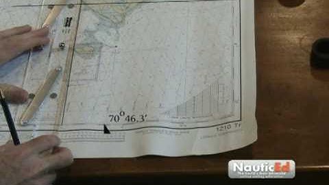 Coastal Navigation Sailing Instruction - Using the dividers