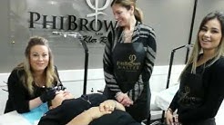 Microblading Training Live Phibrows Class Walk Through April 2017 Boca Raton, FL 