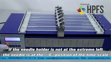 BGD 261   DRYING TIME RECORDER OPERATIONAL