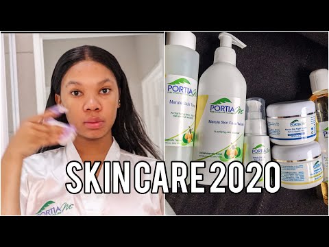 HOW TO USE PORTIA M SKIN CARE SOLUTIONS PRODUCTS STEP BY STEP +SKIN CARE ROUTINE |SA YOUTUBER