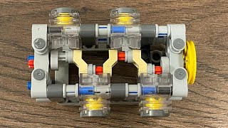 LEGO Technic 4 Cylinders Boxer Engine Tutorial