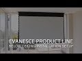 Elite Screens Evanesce Series Below Ceiling Installation