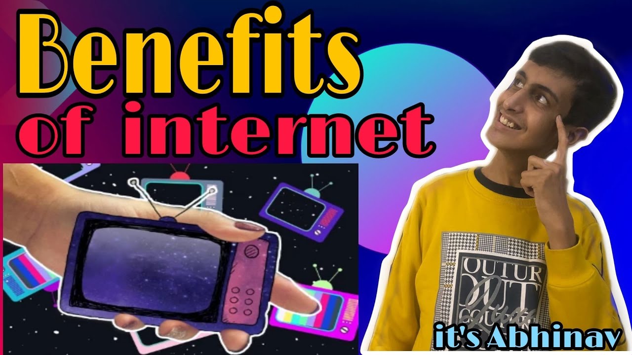 10 lines Benefits of internet || Hindi & English||Abhinav sangari # study 