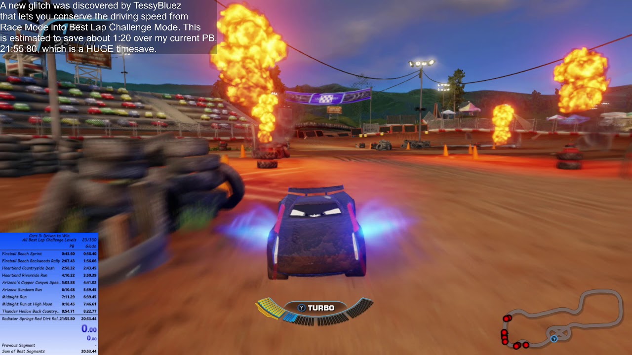 [FWR] Cars 3: DtW - Thunder Hollow Back Country Rally Race in 