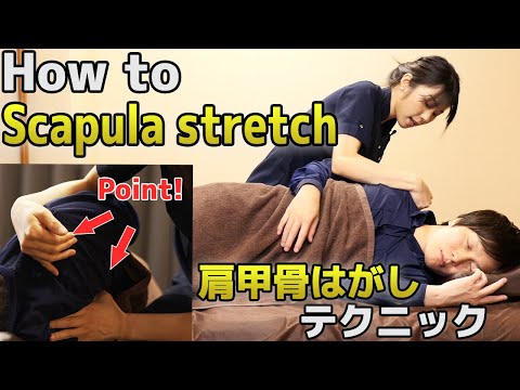 [World level] Scapula stretch and techniques for really relaxing [therapist Elisa & Takuto]