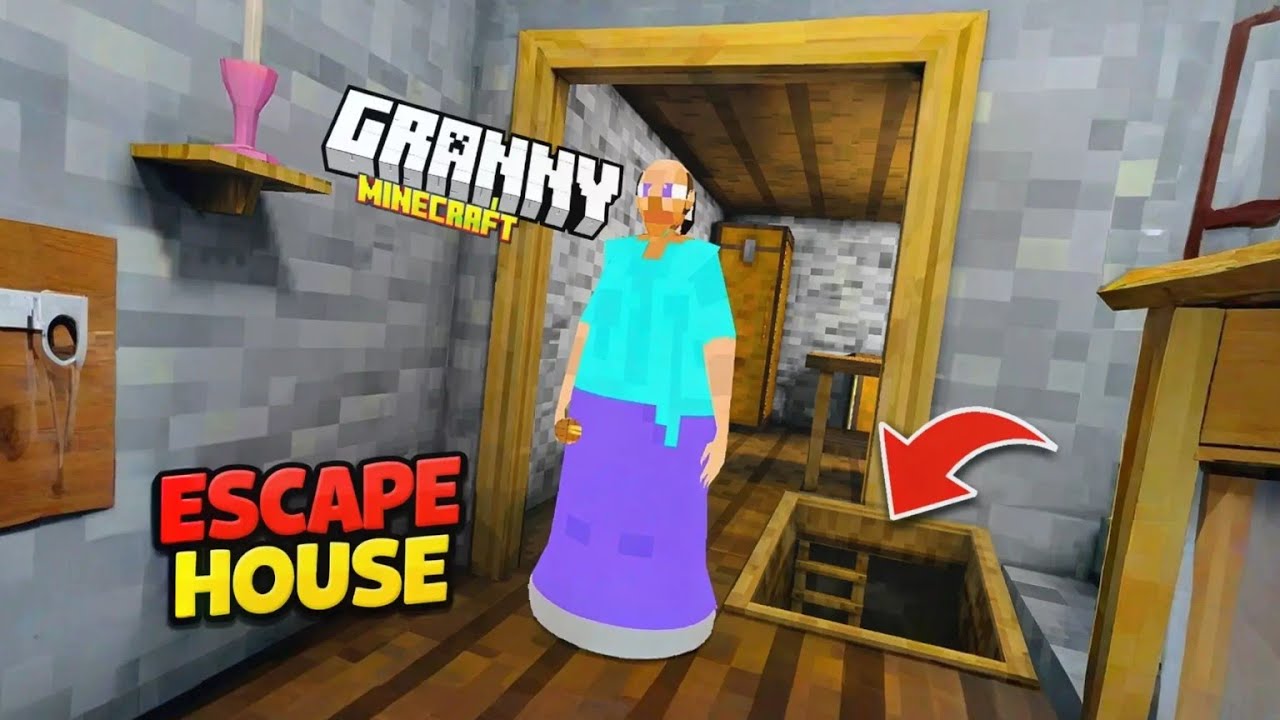  granny underwater vs Minecraft granny house horror game 